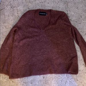 V-neck sweater